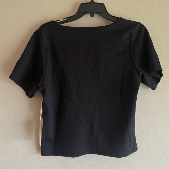 Good American Scuba Cropped Scoop Tee - Picture 4 of 7